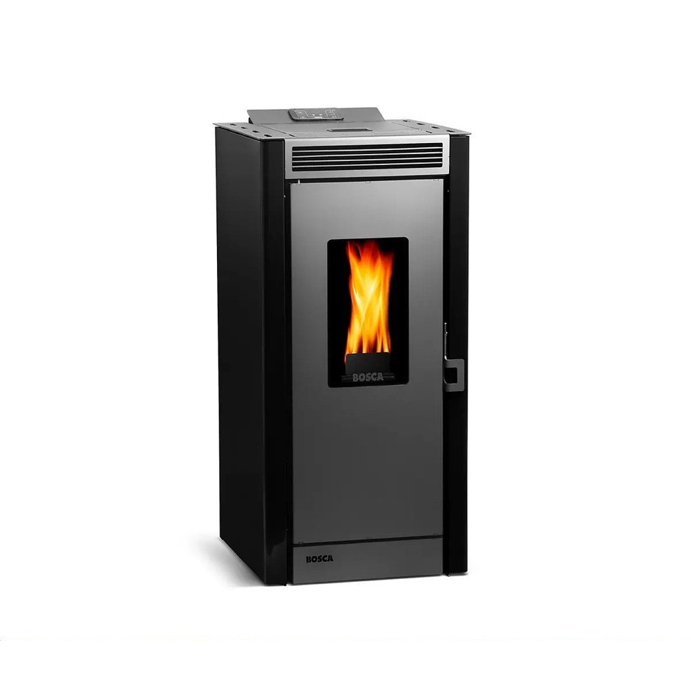 Estufa a pellet Bosca Black Vision negro